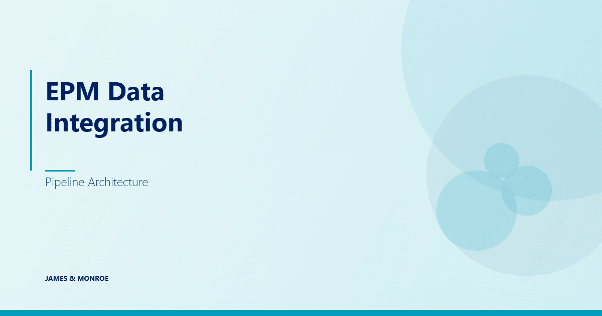 Epms Integration EPM Data Integration: Automate with Pipeline
